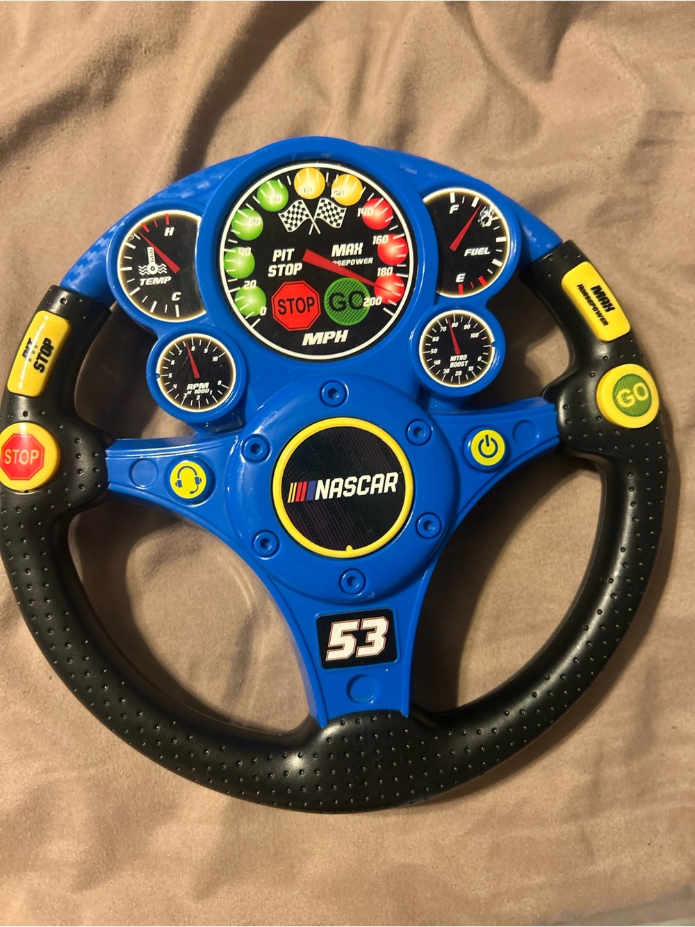 NASCAR Adventure Force Shake N Steer Interactive Steering Wheel Action Toy